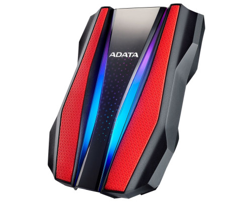 Жесткий диск внешний 1TB ADATA HD770G, RGB, черный/красный Жесткий диск внешний 1TB ADATA HD770G, RGB, черный/красный