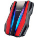 Жесткий диск внешний 1TB ADATA HD770G, RGB, черный/красный