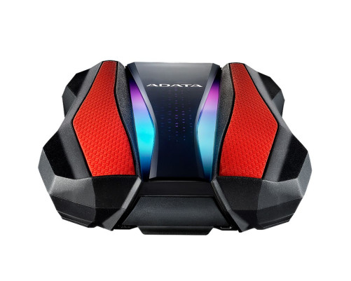 Жесткий диск внешний 1TB ADATA HD770G, RGB, черный/красный Жесткий диск внешний 1TB ADATA HD770G, RGB, черный/красный