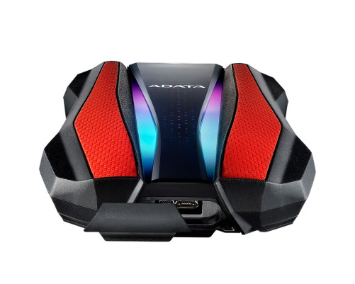 Жесткий диск внешний 1TB ADATA HD770G, RGB, черный/красный Жесткий диск внешний 1TB ADATA HD770G, RGB, черный/красный