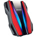 Жесткий диск внешний 1TB ADATA HD770G, RGB, черный/красный