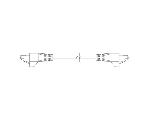 Патч-корд Hyperline F/UTP, экранированный, Cat.6a, LSZH, 2 м, серый Патч-корд Hyperline F/UTP, экранированный, Cat.6a, LSZH, 2 м, серый