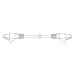 Патч-корд Hyperline F/UTP, экранированный, Cat.6a, LSZH, 2 м, серый