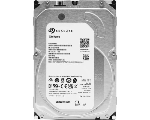 Жесткий диск 4TB Seagate SkyHawk Surveillance ST4000VX015