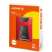 Внешний жесткий диск 2TB ADATA HD650, USB 3.1, красный/черный