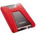 Внешний жесткий диск 2TB ADATA HD650, USB 3.1, красный/черный