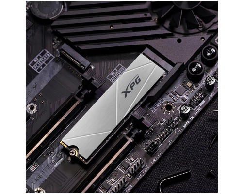 Твердотельный накопитель ADATA GAMMIX S60 BLADE, 512GB, M.2(22x80mm), NVMe, PCIe 4.0 x4, 3D NAND, R/W 4700/1700MB/s, IOPs -/-, TBW 110, DWPD 0.12, with HeatSink Твердотельный накопитель ADATA GAMMIX S60 BLADE, 512GB, M.2(22x80mm), NVMe, PCIe 4.0 x4, 3D NAND, R/W 4700/1700MB/s, IOPs -/-, TBW 110, DWPD 0.12, with HeatSink