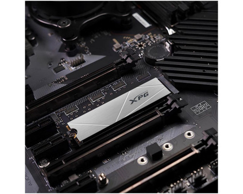 Твердотельный накопитель ADATA GAMMIX S60 BLADE, 512GB, M.2(22x80mm), NVMe, PCIe 4.0 x4, 3D NAND, R/W 4700/1700MB/s, IOPs -/-, TBW 110, DWPD 0.12, with HeatSink Твердотельный накопитель ADATA GAMMIX S60 BLADE, 512GB, M.2(22x80mm), NVMe, PCIe 4.0 x4, 3D NAND, R/W 4700/1700MB/s, IOPs -/-, TBW 110, DWPD 0.12, with HeatSink