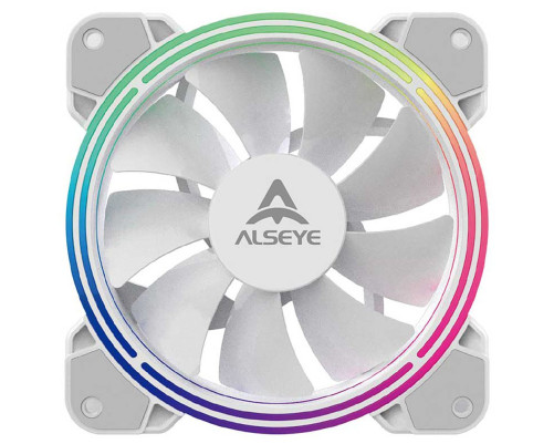 Вентилятор для корпуса ALSEYE Halo 4.0-W, белый (комплект 3 шт.)