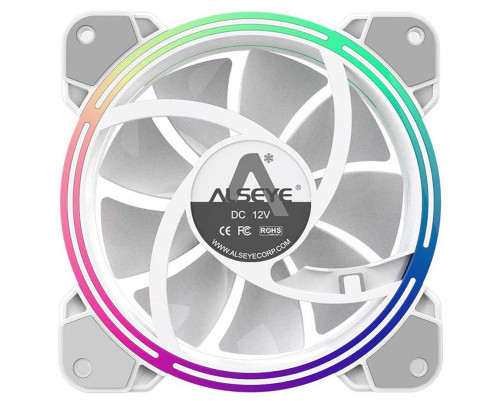 Вентилятор для корпуса ALSEYE Halo 4.0-W, белый (комплект 3 шт.)