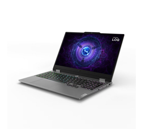 Ноутбук Lenovo LOQ 15IAX9 Intel Core i5-12450HX/24Gb/SSD512Gb/RTX 3050 6Gb/15.6"/IPS/FHD/144Hz/NoOS/grey (83GS00EMRK)