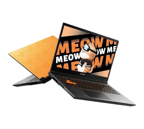 Ноутбук Colorful MEOW R15 24 AMD Ryzen 7 8845HS/16Gb/SSD512Gb/RTX4060 8Gb/15.6"/IPS/QHD/165Hz/NoOS/Orange (A10305000025)