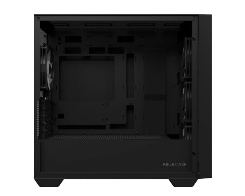 Корпус ASUS A21 PLUS TG ARGB BLACK-SI ARGB FANS/BLK/EPS