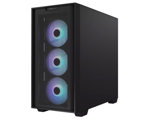 Корпус ASUS A21 PLUS TG ARGB BLACK-SI ARGB FANS/BLK/EPS
