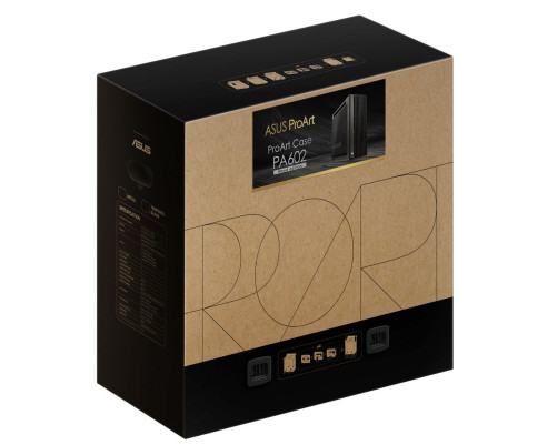 Корпус ASUS PROART PA602 WOOD TG, черный Корпус ASUS PROART PA602 WOOD TG, черный