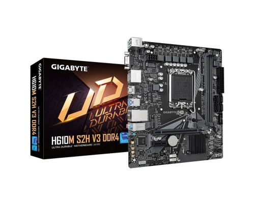 Материнская плата Gigabyte H610M S2H V3 DDR4 (LGA1700) Материнская плата Gigabyte H610M S2H V3 DDR4 (LGA1700)