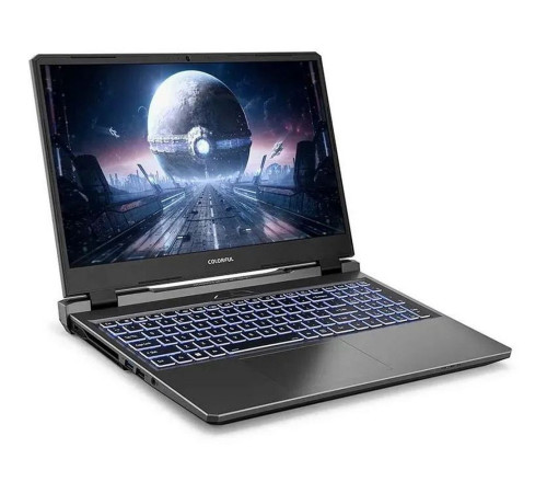 Ноутбук Colorful EVOL P15 24 Intel Core i5-12500H/16Gb/SSD512Gb/RTX4050 6Gb/15.6"/IPS/FHD/144Hz/NoOS/Grey (A10205400051)