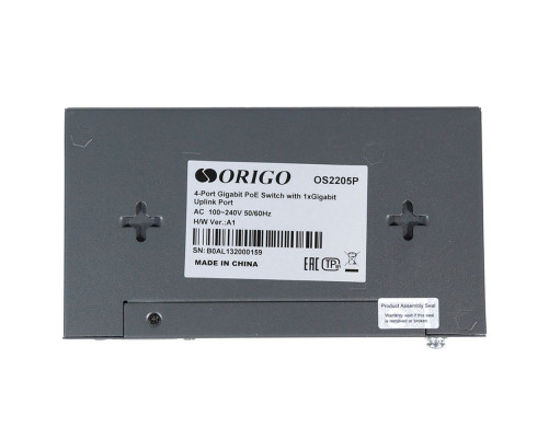 Коммутатор ORIGO OS2205P/60W/A1A, черный Коммутатор ORIGO OS2205P/60W/A1A, черный