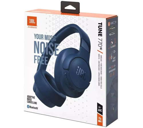 Гарнитура беспроводная JBL Tune 670NC, синий
