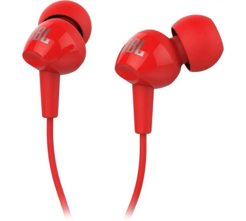 Гарнитура беспроводная JBL C100S, красный