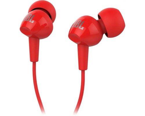 Гарнитура беспроводная JBL C100S, красный