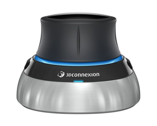 Мышь беспроводная 3DConnexion 3DX-700115 SpaceMouse, черный/серебристый