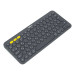 Клавиатура беспроводная Logitech K380, темно-серый
