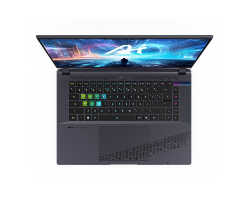 Ноутбук AORUS 16X 9SG Intel Core i7-13650HX 32Gb/SSD1Tb/RTX 4070 8Gb/16"/IPS/QHD+/165Hz/Win11/Grey (9SG-43KZC64SH)