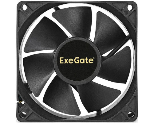 Вентилятор для корпуса ExeGate EX08025S3P, черный Вентилятор для корпуса ExeGate EX08025S3P, черный