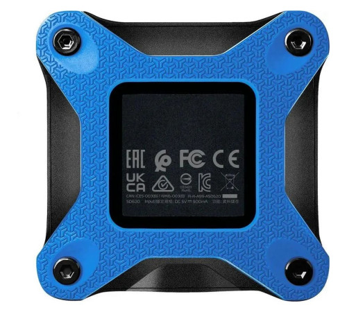 Внешний накопитель SSD 512GB ADATA SD620, USB 3.2, черный/синий