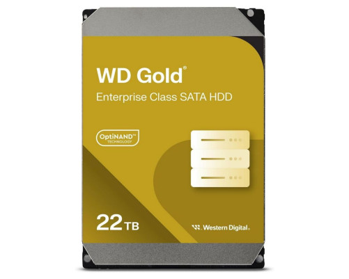 Жесткий диск 22TB Western Digital Gold WD221KRYZ Жесткий диск 22TB Western Digital Gold WD221KRYZ
