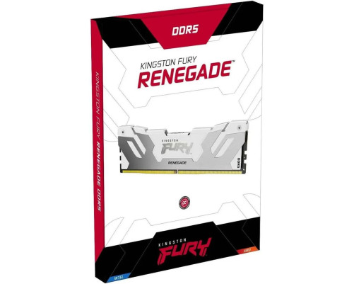 Модуль оперативной памяти Kingston 16GB FURY Renegade White XMP 6400Mhz DDR5 CL32 DIMM Модуль оперативной памяти Kingston 16GB FURY Renegade White XMP 6400Mhz DDR5 CL32 DIMM