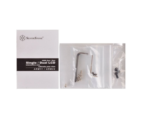 Кронштейн для монитора Silverstone SST-ARM11BC, черный