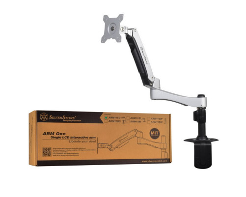 Кронштейн для монитора Silverstone SST-ARM11SC, серебристый/черный Кронштейн для монитора Silverstone SST-ARM11SC, серебристый/черный