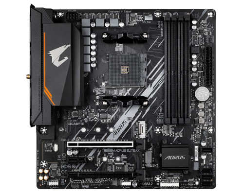 Материнская плата Gigabyte B550M AORUS ELITE AX (AM4) Материнская плата Gigabyte B550M AORUS ELITE AX (AM4)