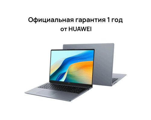 Ноутбук Huawei MateBook D 16 MCLF-X Intel Core i5 12450H/16Gb/SSD512Gb/Intel UHD/16"/IPS/FHD+/60Hz/NoOS/Space Grey (53013YDK) Ноутбук Huawei MateBook D 16 MCLF-X Intel Core i5 12450H/16Gb/SSD512Gb/Intel UHD/16"/IPS/FHD+/60Hz/NoOS/Space Grey (53013YDK)