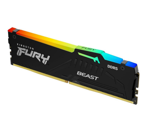 Модуль оперативной памяти Kingston 16GB FURY Beast RGB EXPO DDR5 6000Mhz PC5-48000 CL36 DIMM