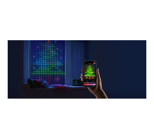 Умная  штора-гирлянда Yeelight, 475 ламп, 1,5м x 2м, RGBIC+ BLE