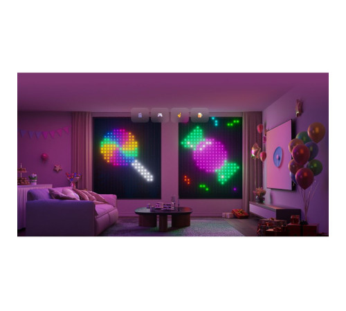 Умная  штора-гирлянда Yeelight, 475 ламп, 1,5м x 2м, RGBIC+ BLE