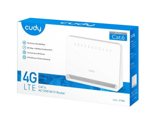 Маршрутизатор CUDY LT700E, белый
