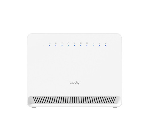 Модем CUDY N300 Wi-Fi 4G LTE-Cat4 VoLTE Router, build-in 4G LTE modem,  4 10/100M RJ45 Ports, 1 RJ11 Port, VoLTE, Nano SIM Slot, 300Mbps at 2.4GHz, Internal antennas, PPTP/L2TP/OpenVPN/WireGuard VPN, DNS over Cloudflare/Google/Quad9, DDNS, SMS, Band locki