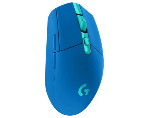 Мышь беспроводная Logitech G304 Lightspeed, синий/зеленый