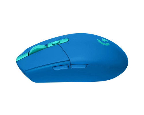 Мышь беспроводная Logitech G304 Lightspeed, синий/зеленый