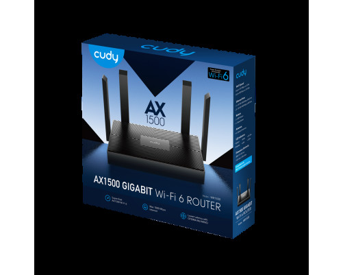 Маршрутизатор CUDY WR1500, черный