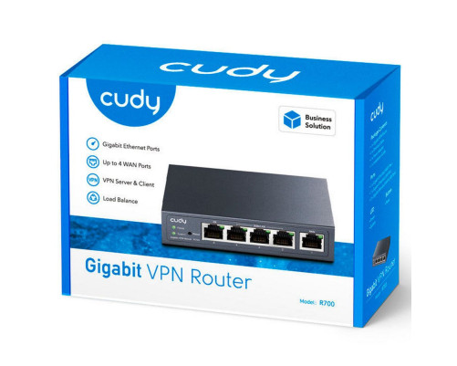 Маршрутизатор CUDY R700, черный