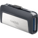 USB накопитель 32GB SanDisk Ultra Dual USB 3.2 Gen 1, черный/серебристый