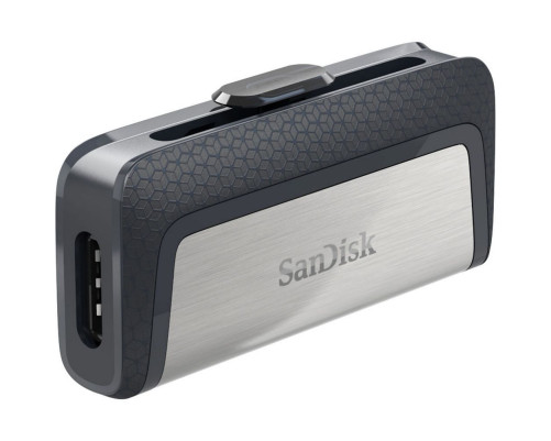 USB накопитель 32GB SanDisk Ultra Dual USB 3.2 Gen 1, черный/серебристый