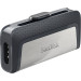 USB накопитель 32GB SanDisk Ultra Dual USB 3.2 Gen 1, черный/серебристый