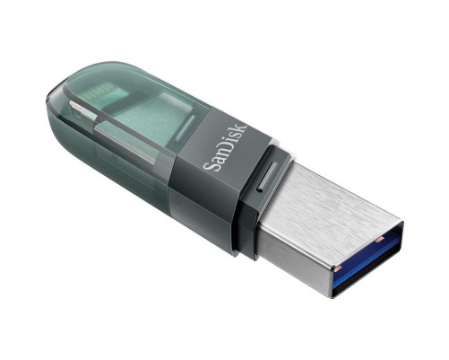 USB накопитель 128GB SanDisk iXpand USB 3.2 Gen 1, зеленый USB накопитель 128GB SanDisk iXpand USB 3.2 Gen 1, зеленый