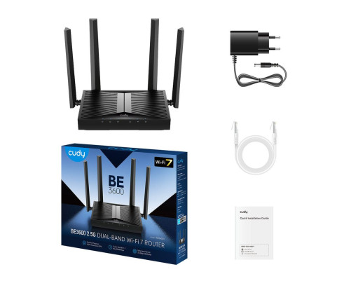 Маршрутизатор CUDY WR3600H, черный Маршрутизатор CUDY WR3600H, черный